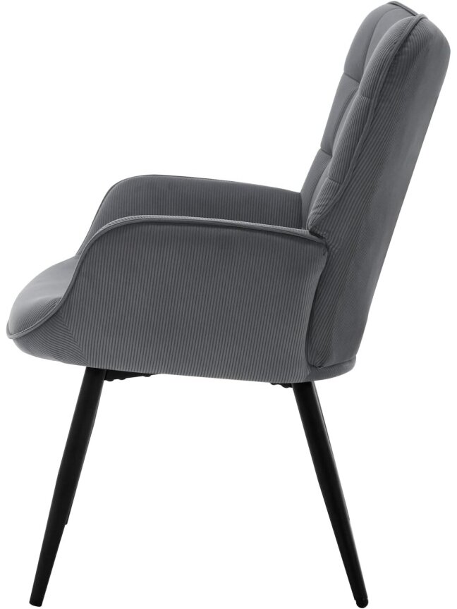 Modern Relaxation Armchair | For TV, Reading & Living Room, with Reclining Arms and Metal Legs 2