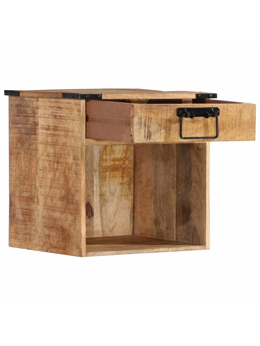 Nightstand, 40x30x37 cm, solid mango wood 1