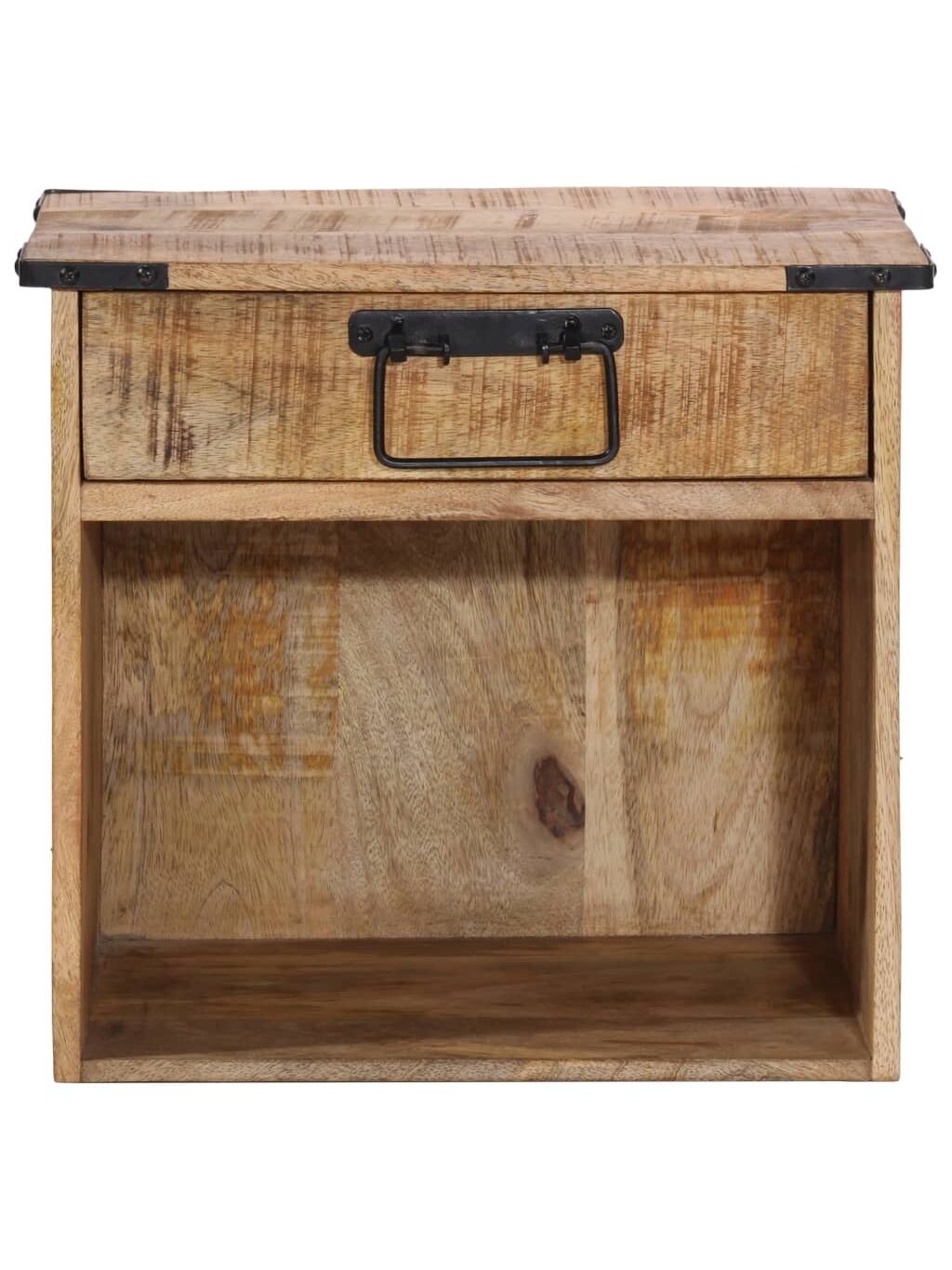 Nightstand, 40x30x37 cm, solid mango wood 2