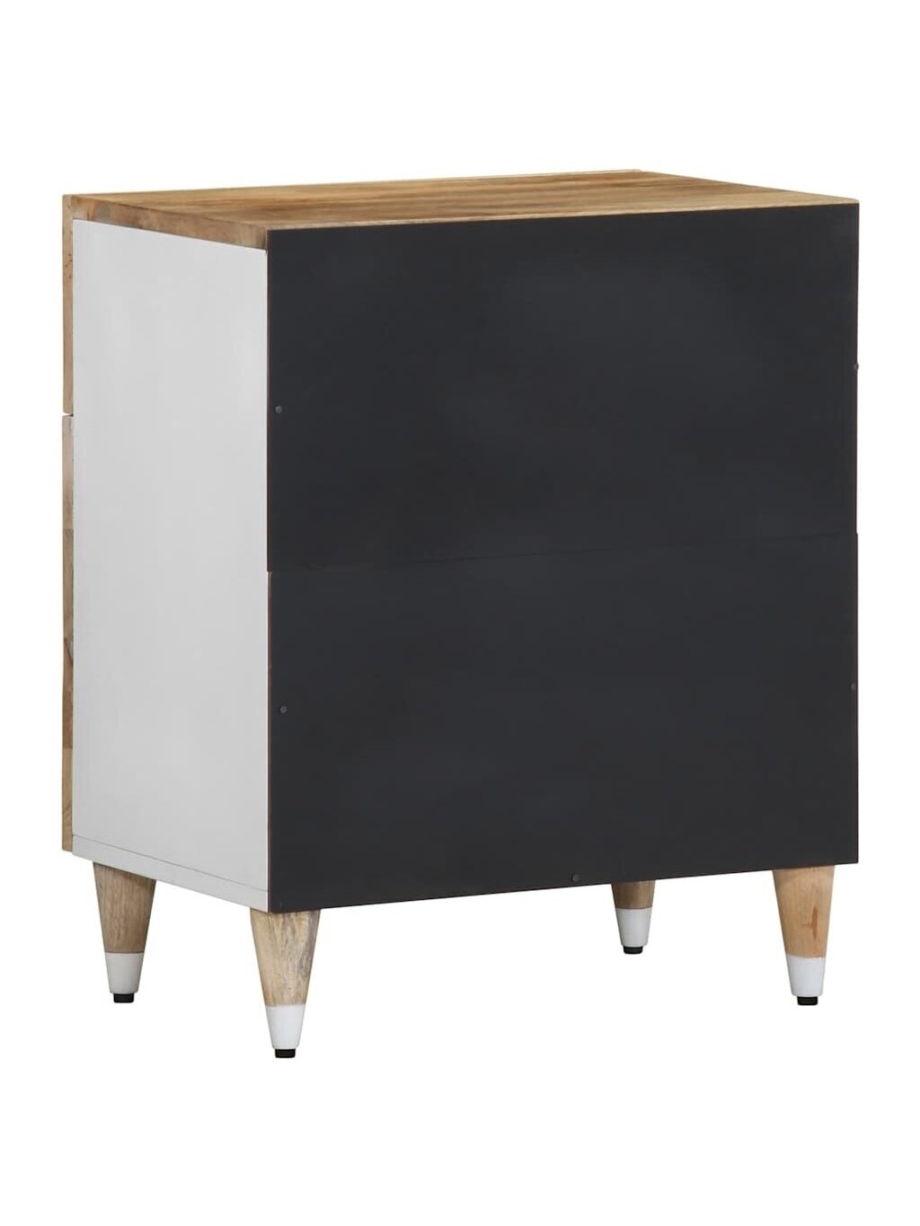 Bedside table, 50x33x60 cm, solid mango wood 4