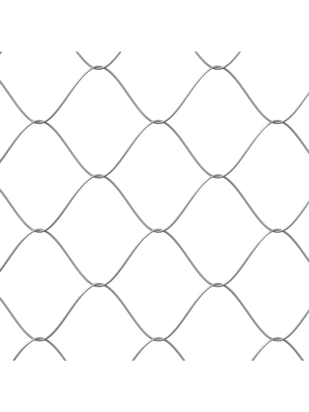 Narvas šunims su durimis, pilkas, 2x2x1,5m, plienas 5