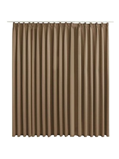 Öökardin konksudega, värv taupe, 290x245 cm