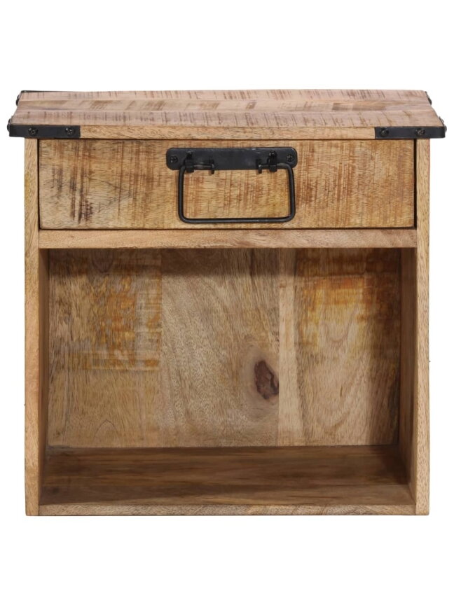 Nightstand, 40x30x37 cm, solid mango wood 2