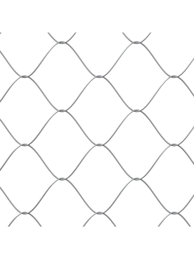 Narvas šunims su durimis, pilkas, 2x2x1,5m, plienas 5