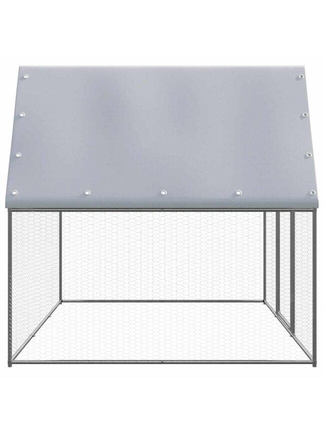 Kanakuur, hõbedane ja hall, 3x2x2 m, teras 2
