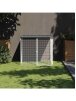 Kurnik z dachem, antracyt, 103x98x90 cm, stal