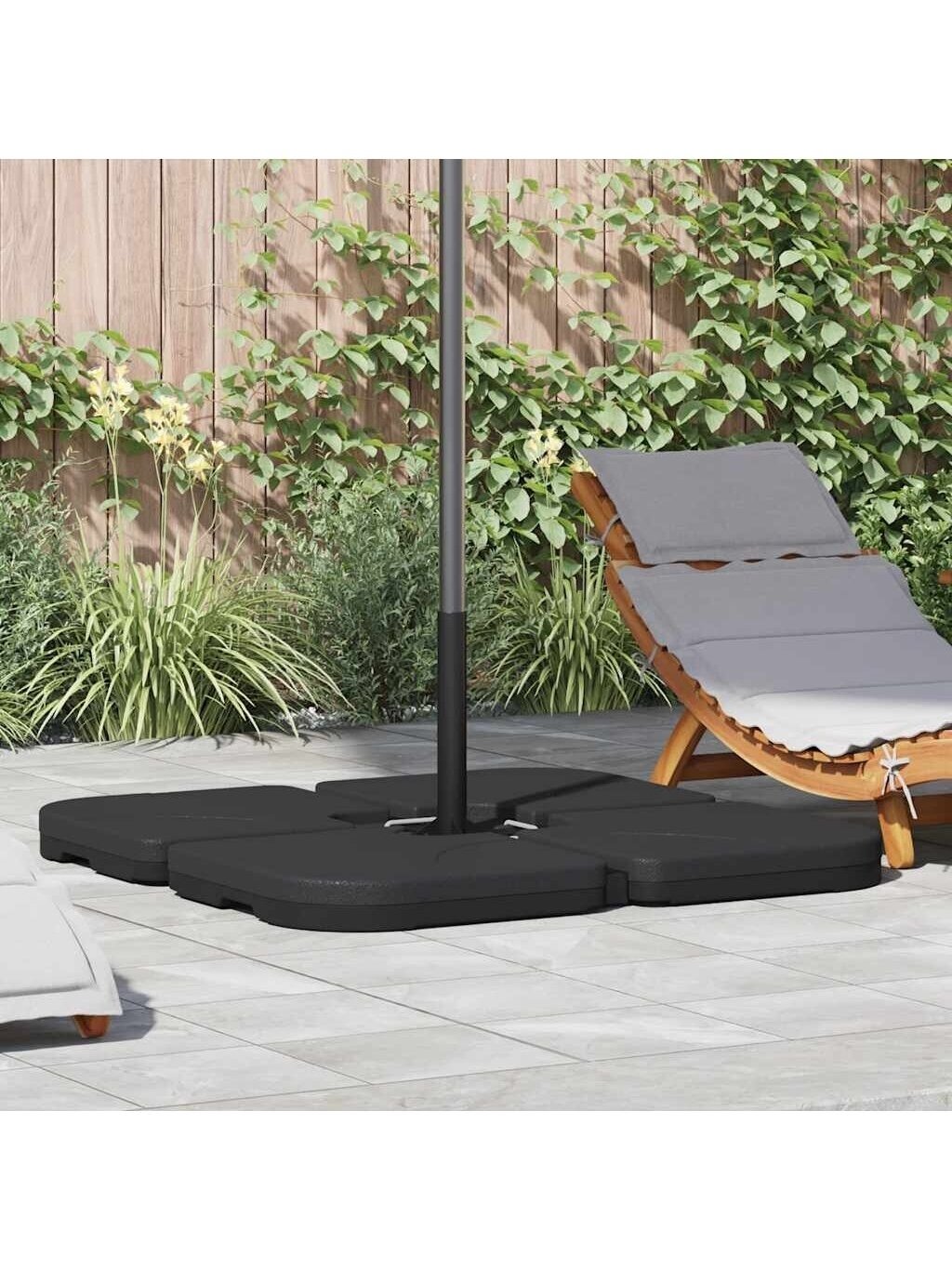 Kokkupandav päikesevarju alus, 60 l, täidetav liiva või veega