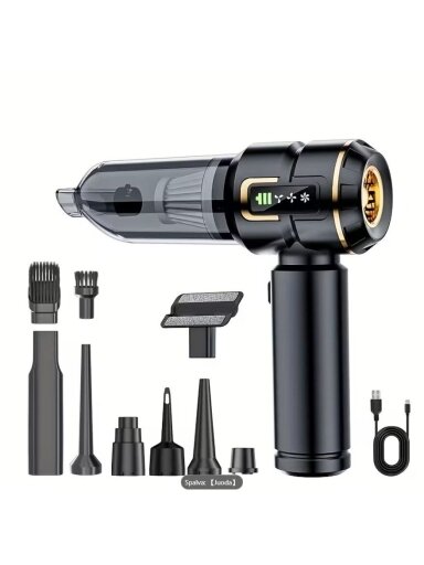 Kaasaskantav Juhtmevaba Käsitolmuimeja 2-in-1 – Puudutab ja Imeb (16000 Pa, 100 W)