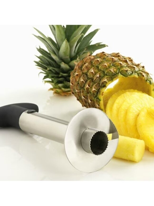 Stainless Steel Fruit Slicer with Adjustable Blade