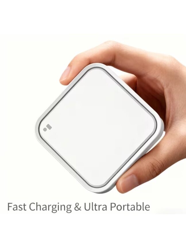 Portatīvs bezvadu lādētājs ar USB Type-C — plāns un kompakts 6