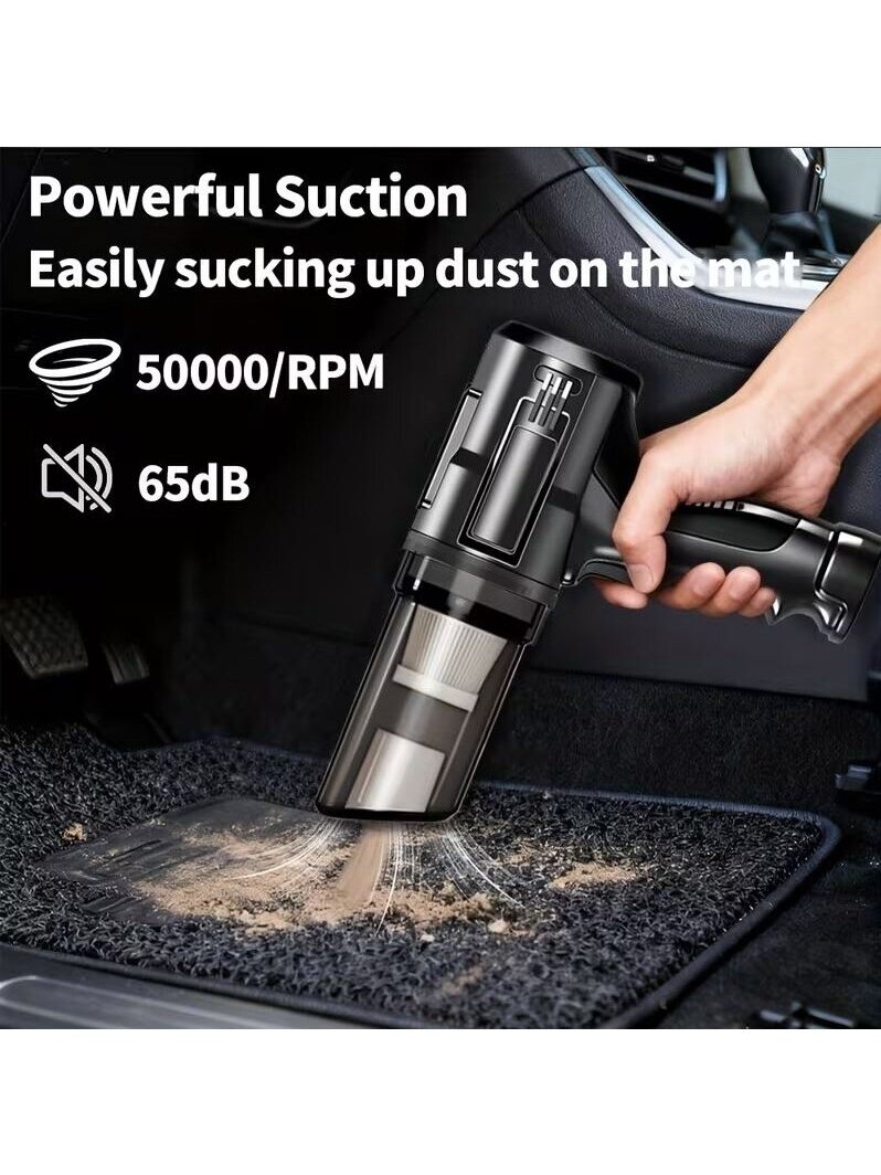 Portable Handheld Car Vacuum Cleaner for Dry and Wet Cleaning 3