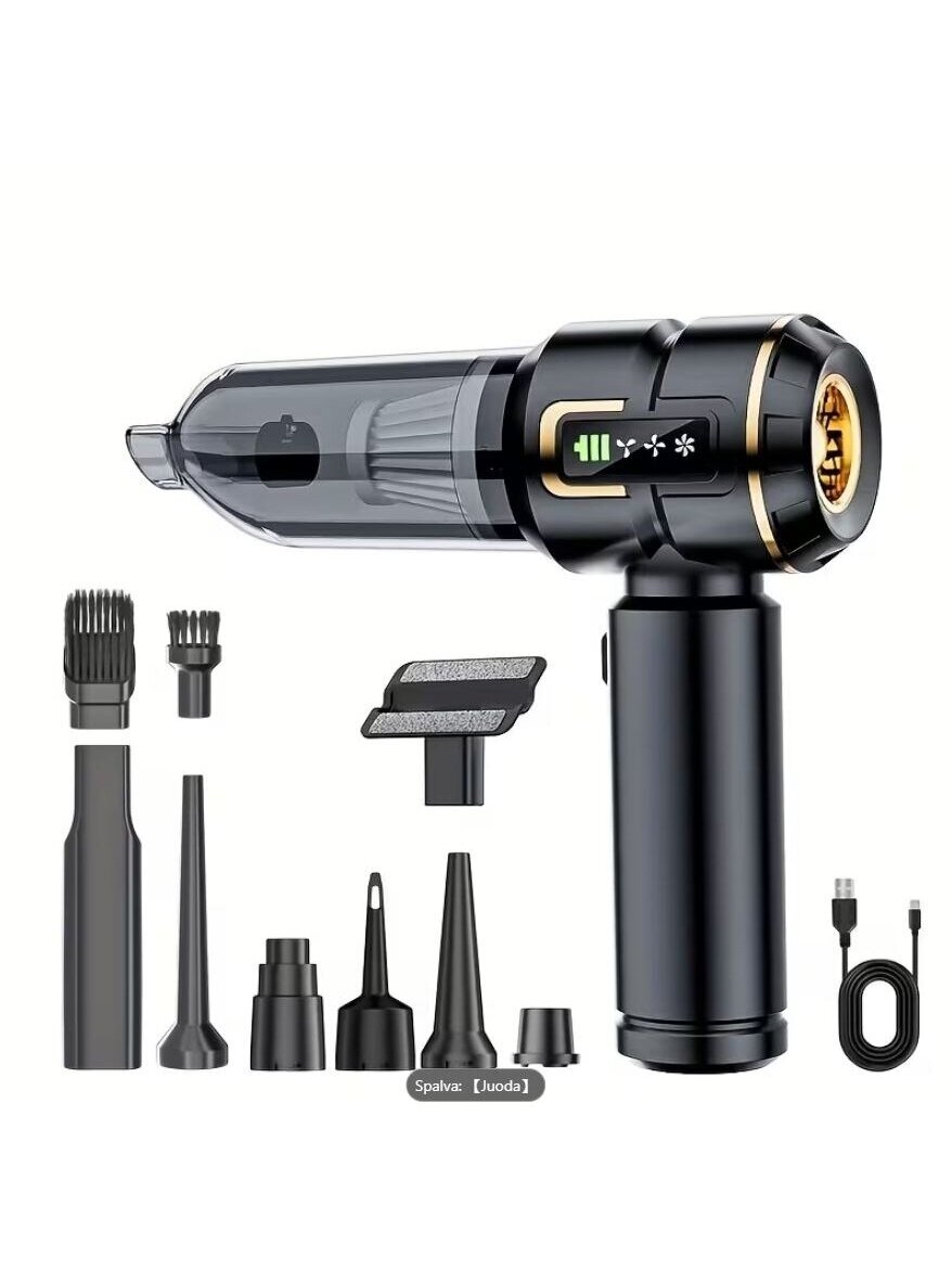 Portable Cordless Handheld Vacuum Cleaner 2-in-1 – Blows and Sucks (16000 Pa, 100 W)