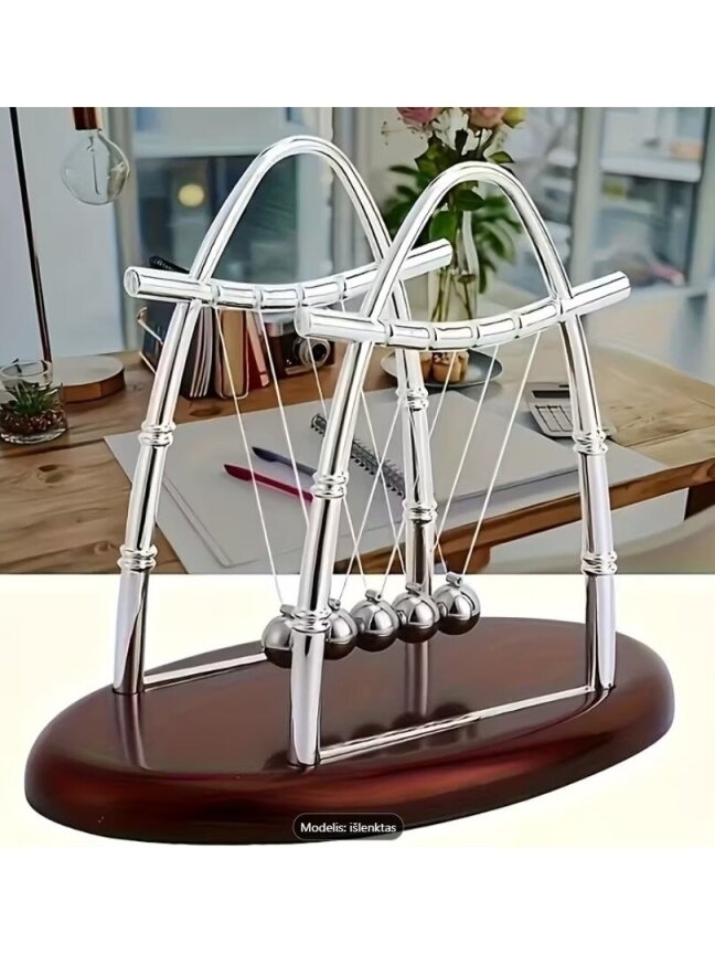 Newton's Cradle Balance Balls – Educational Physics Pendulum Desktop Toy Newton's Cradle Balance Balls – Educational Physics Pendulum Desktop Toy