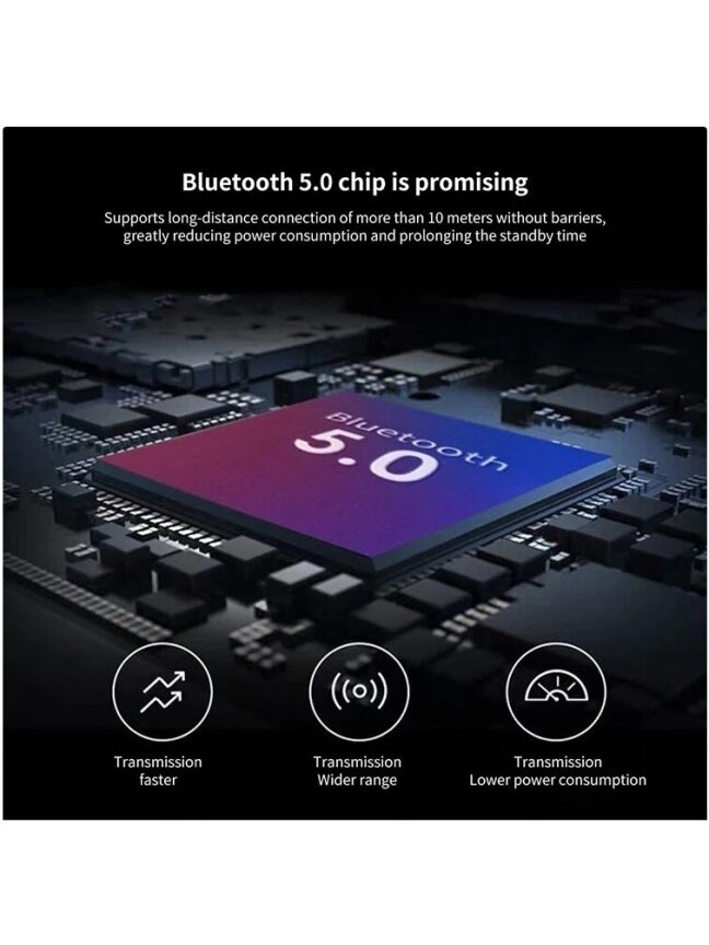 P47 sulankstomos belaidės Bluetooth ausinės su 3,5 mm jungtimi (raudonos) 3