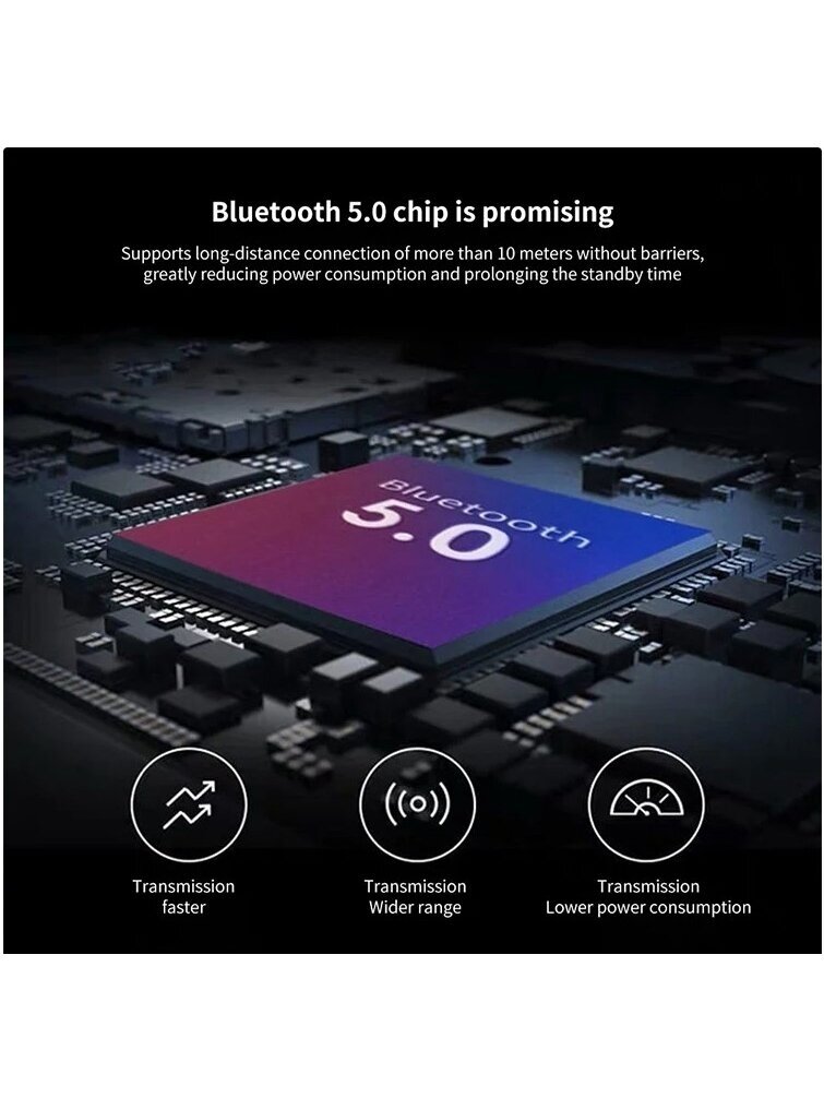 P47 sulankstomos belaidės Bluetooth ausinės su 3,5 mm jungtimi (raudonos) 3