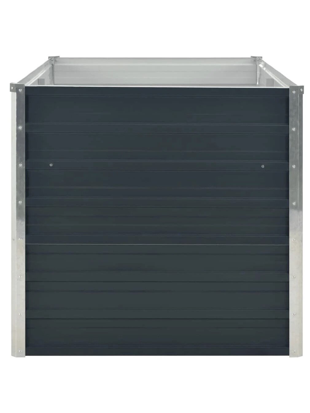 Raised garden bed, second-hand, 160x80x77 cm, galvanized steel 4