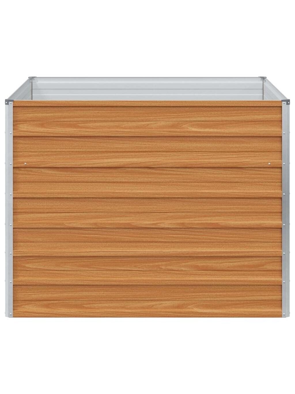 Raised garden bed, light brown, 100 × 100 × 77 cm 4