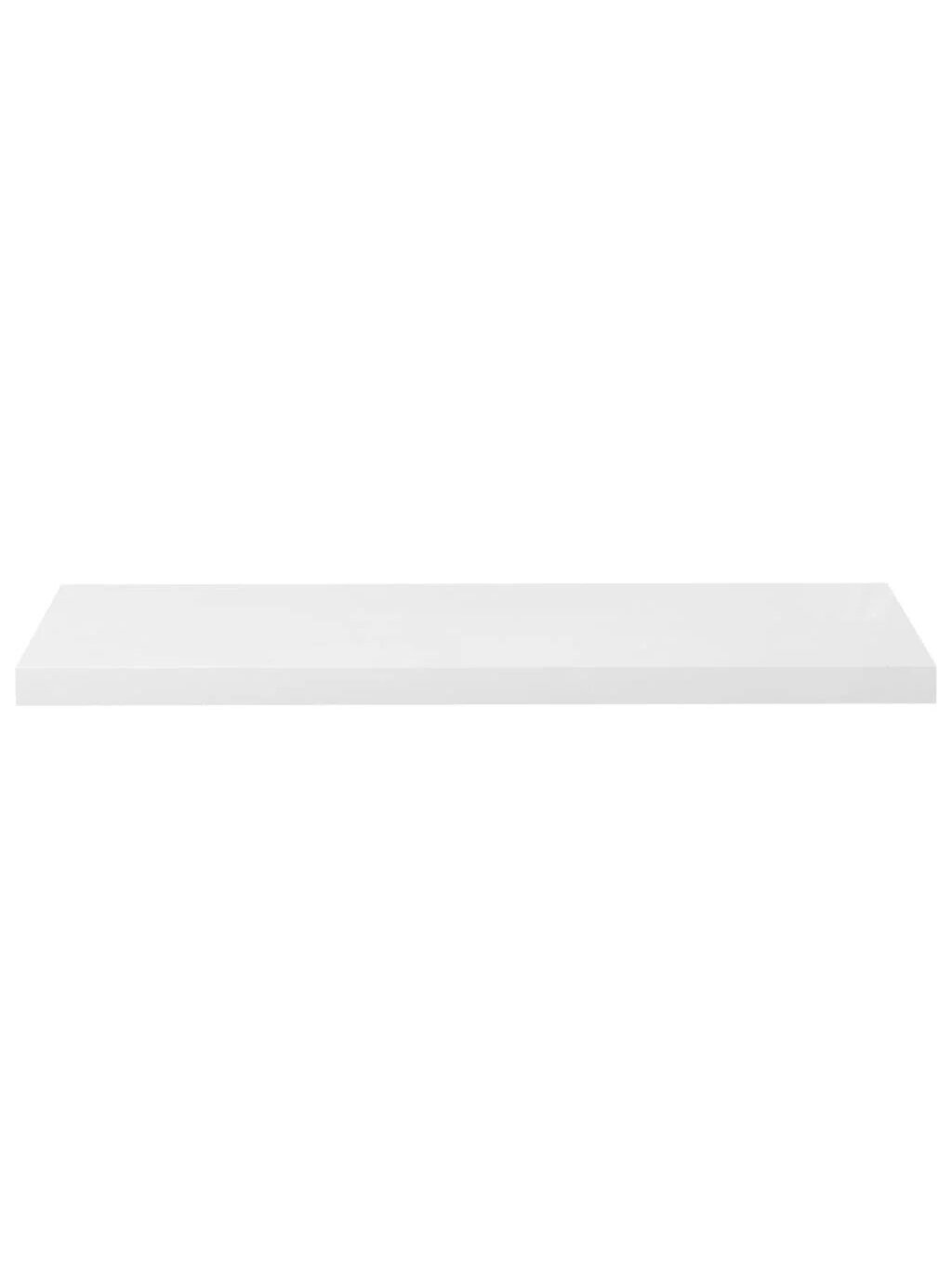 Pakabinamos lentynos, 2vnt., baltos, 90x23,5x3,8cm, MDF 3