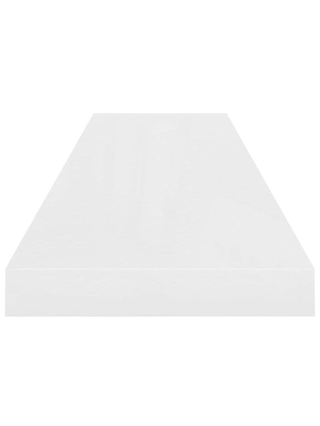 Pakabinamos lentynos, 2vnt., baltos, 90x23,5x3,8cm, MDF 4
