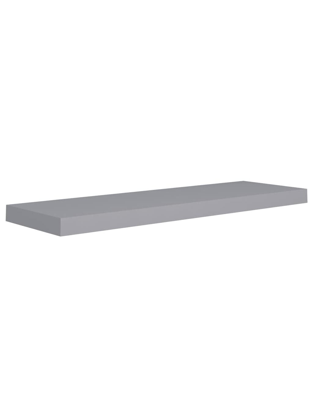 Hanging shelves, 2 pcs, gray, 80 × 23.5 × 3.8 cm, MDF 2