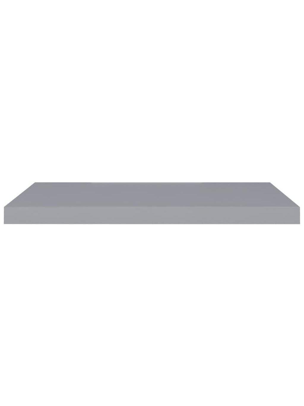Hanging shelves, 2 pcs, gray, 80 × 23.5 × 3.8 cm, MDF 3