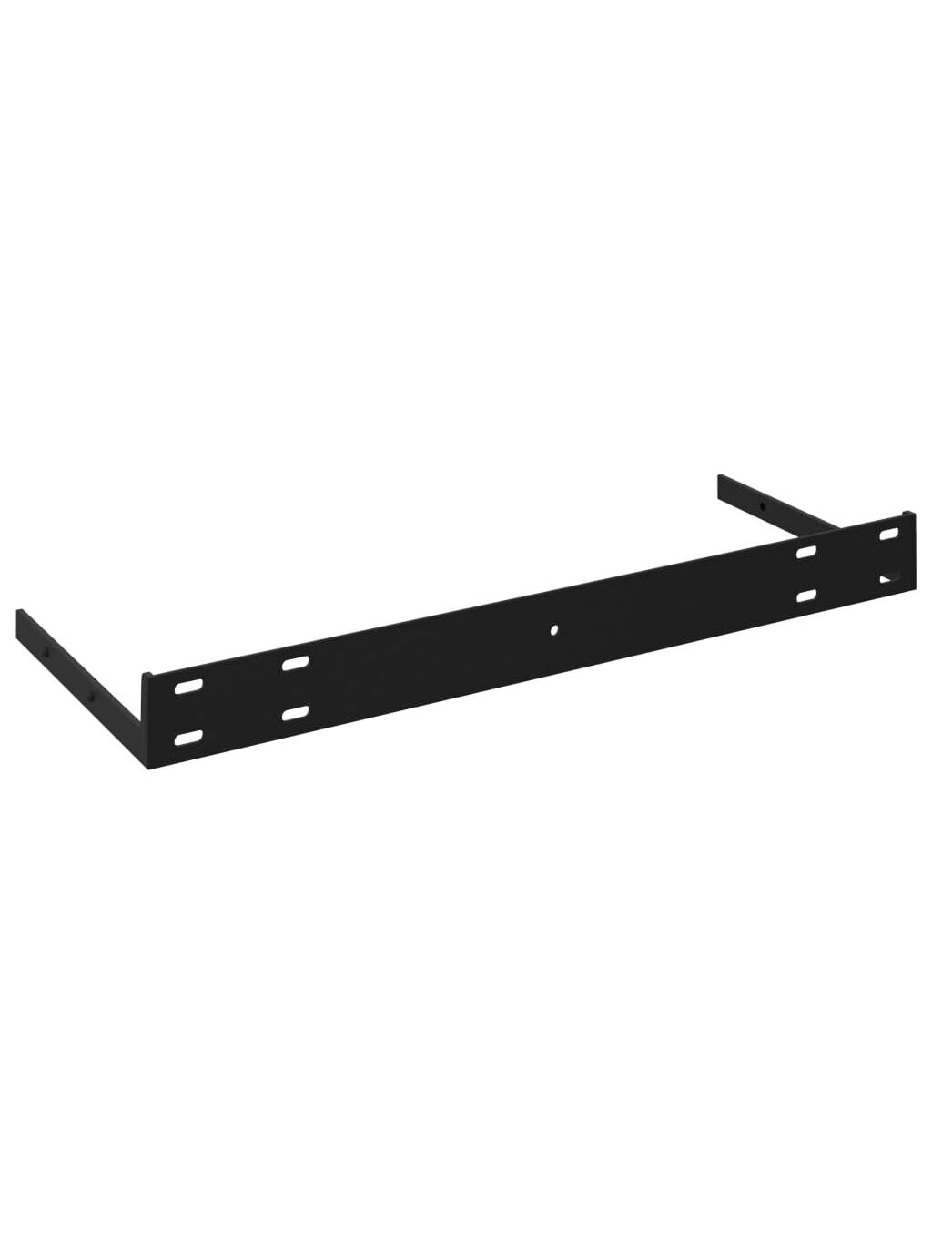 Hanging shelves, 2 pcs, gray, 80 × 23.5 × 3.8 cm, MDF 5