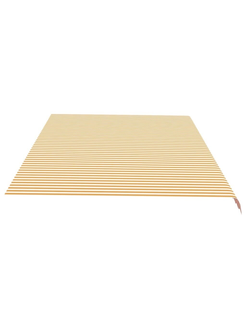 Varukangas markiisile, kollane ja valge, 6 × 3,5 m 3