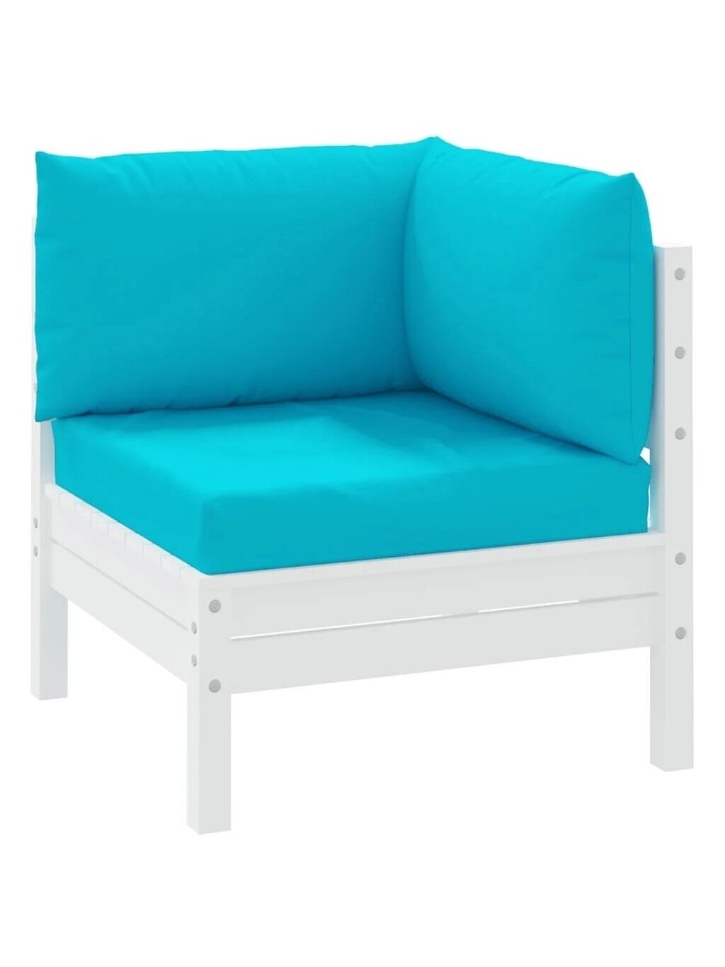 Pallet cushions, 3 pcs, turquoise, Oxford fabric 1