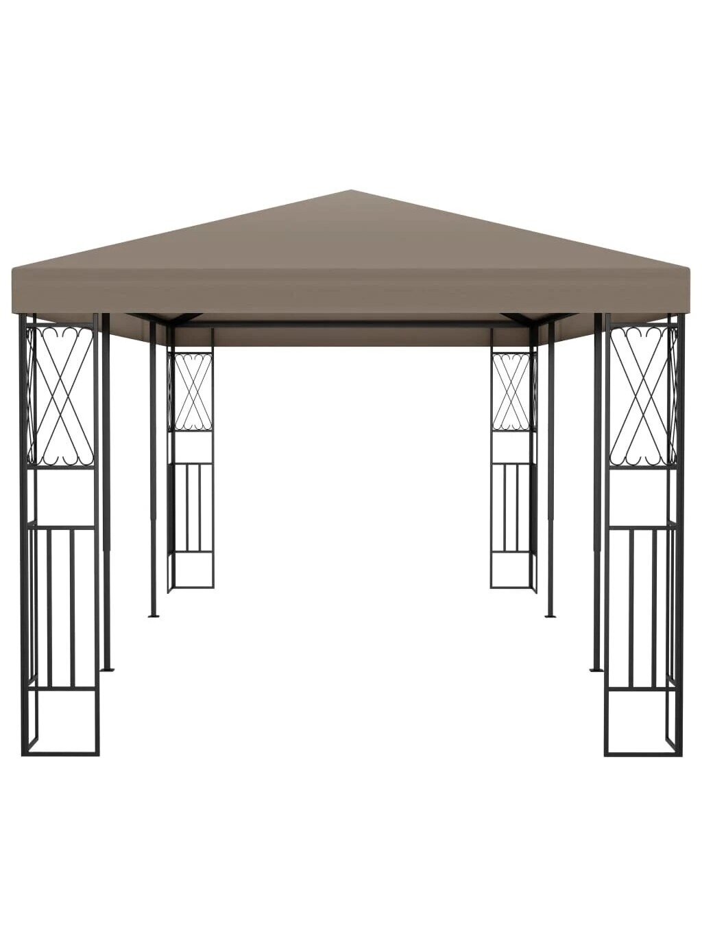 Pavėsinė, taupe spalvos, 6x3m, audinys 2