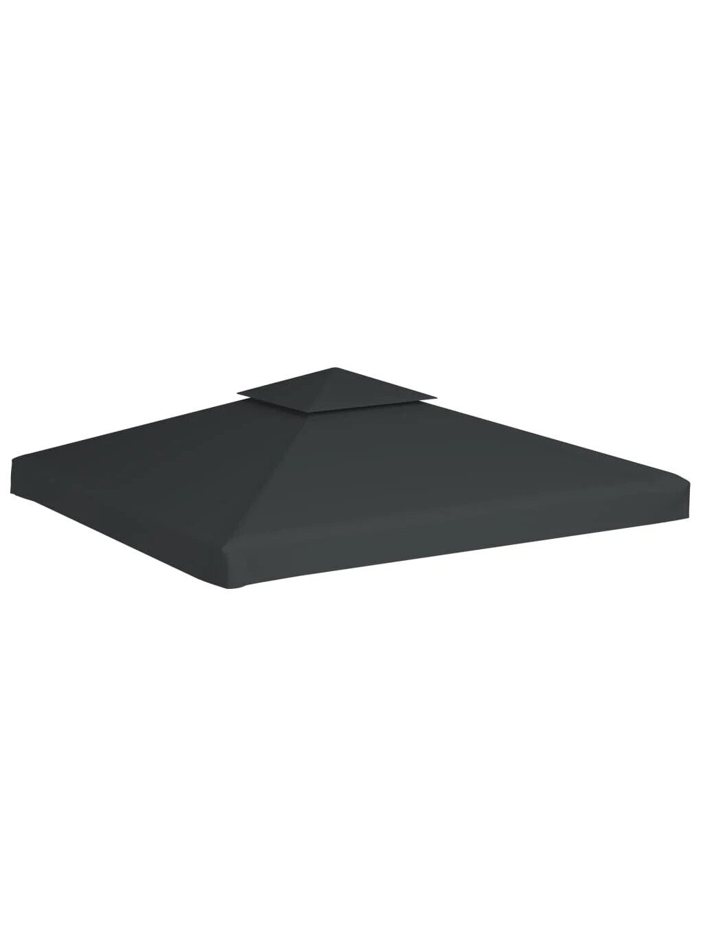 Gazebo replacement canopy, 310 g/m², dark gray, 3 x 3 m 1