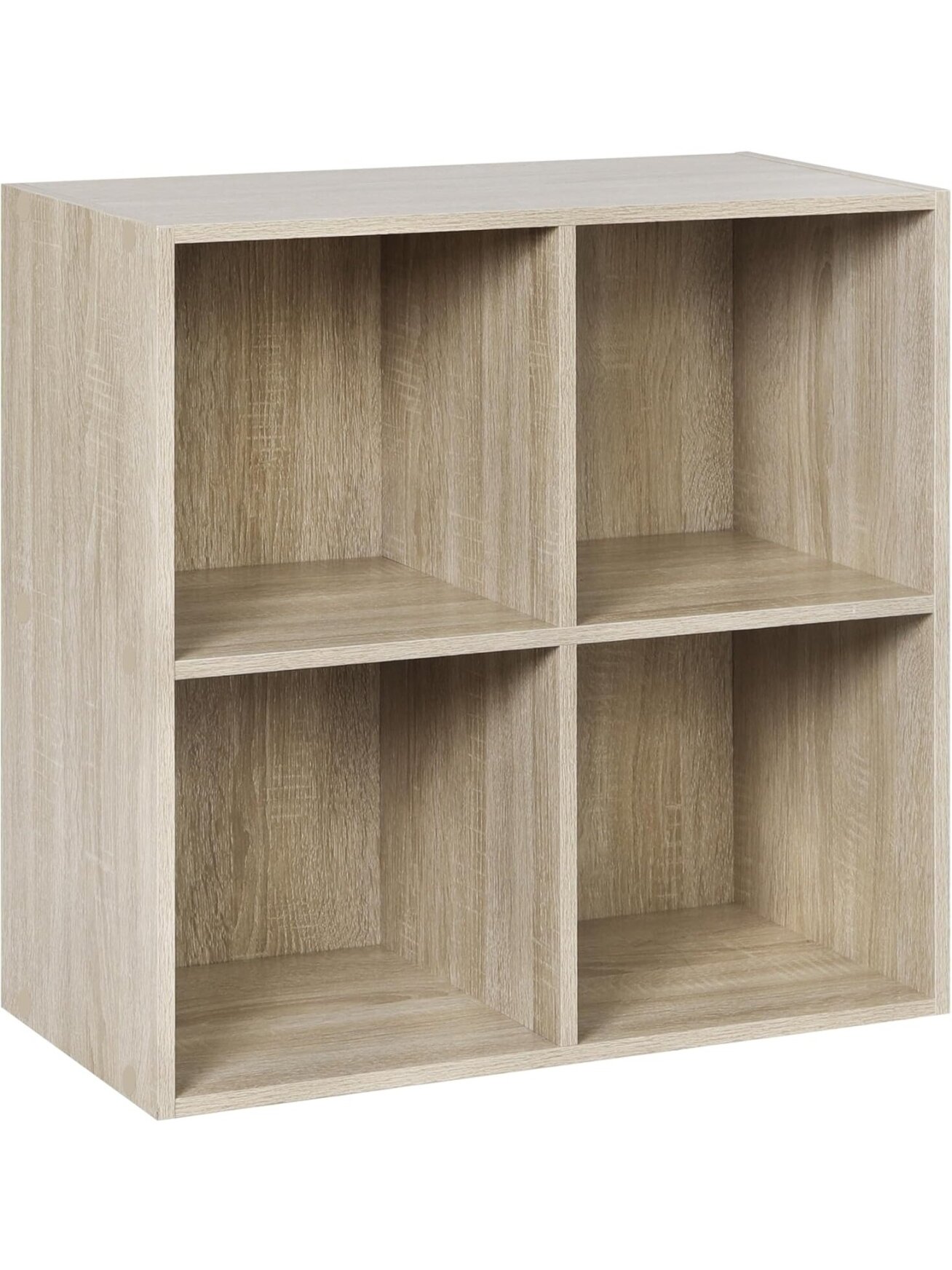 Freestanding cube bookshelf, 4 compartments 5