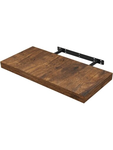 Sieninė lentyna, pakabinama lentyna, 60x23x8,8 cm, kaimiška ruda (Rustic) Sieninė lentyna, pakabinama lentyna, 60x23x8,8 cm, kaimiška ruda (Rustic)