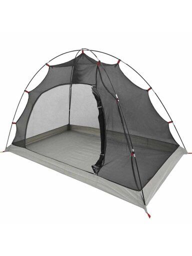 1-person tent, grey and black