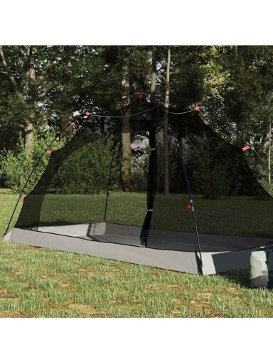 1-person tent, grey and black