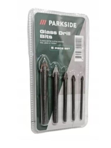 Сверла по стеклу «Parkside», 5 шт. Сверла по стеклу «Parkside», 5 шт.