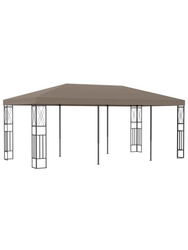 Pavėsinė, taupe spalvos, 6x3m, audinys