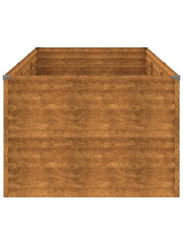 Tõstetud aiapeenar 290 × 100 × 68 cm, CORTEN teras 4