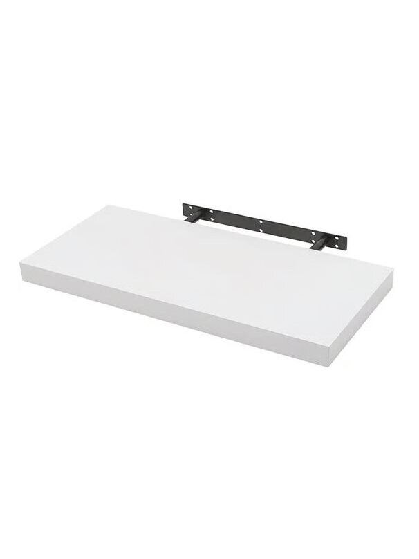 Półka ścienna MDF „Floating Shelf”, biała, 100 × 22,9 × 3,8 cm 1