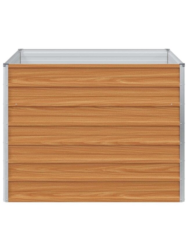 Raised garden bed, light brown, 100 × 100 × 77 cm 4