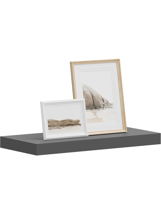 Półka ścienna, 50 x 22,9 x 3,8 cm, kolor ciemnoszary. 2
