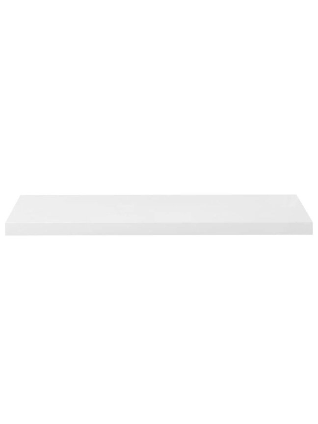 Pakabinamos lentynos, 2vnt., baltos, 90x23,5x3,8cm, MDF 3
