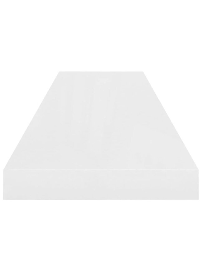 Pakabinamos lentynos, 2vnt., baltos, 90x23,5x3,8cm, MDF 4