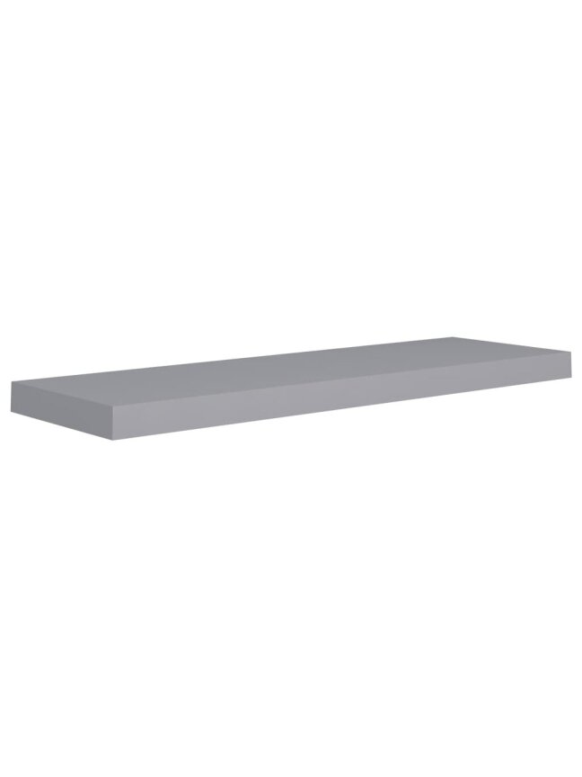 Hanging shelves, 2 pcs, gray, 80 × 23.5 × 3.8 cm, MDF 2