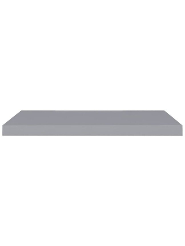 Hanging shelves, 2 pcs, gray, 80 × 23.5 × 3.8 cm, MDF 3