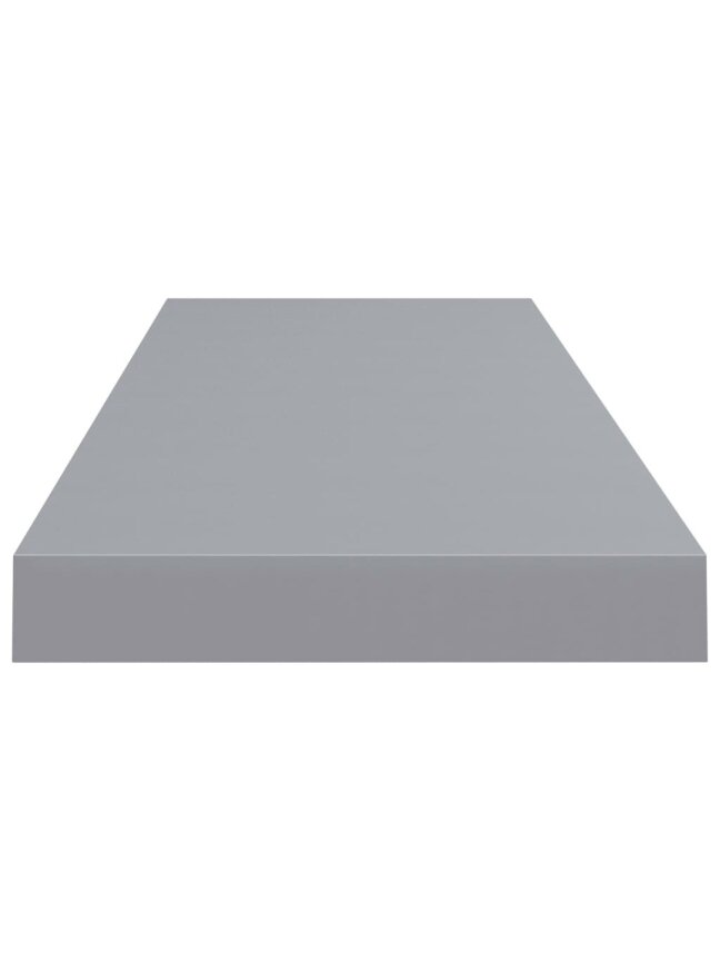 Hanging shelves, 2 pcs, gray, 80 × 23.5 × 3.8 cm, MDF 4