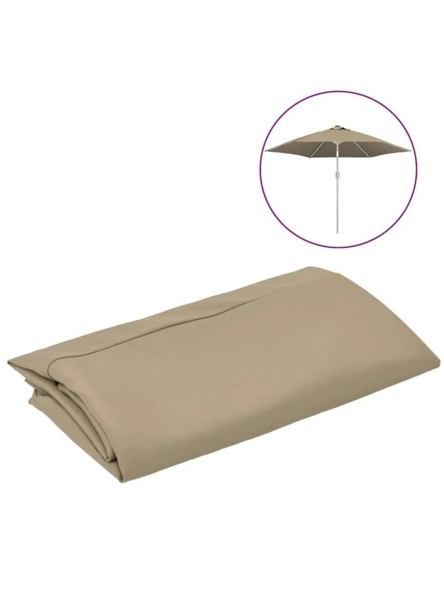 Varukangas päikesevarjule, taupe, 300 cm 1