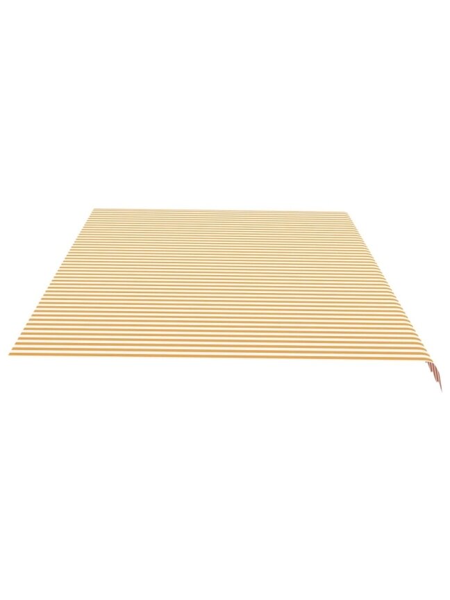 Varukangas markiisile, kollane ja valge, 6 × 3,5 m 3
