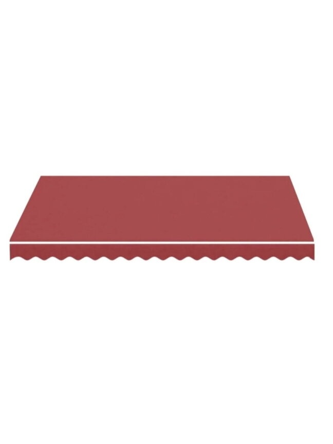 Replacement fabric for awning, red, 3 × 2.5 m 3 Replacement fabric for awning, red, 3 × 2.5 m 3