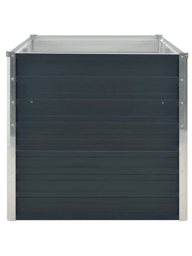 Raised garden bed, second-hand, 160x80x77 cm, galvanized steel 4