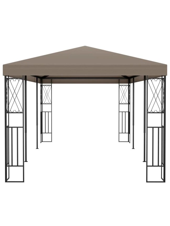 Pavėsinė, taupe spalvos, 6x3m, audinys 2